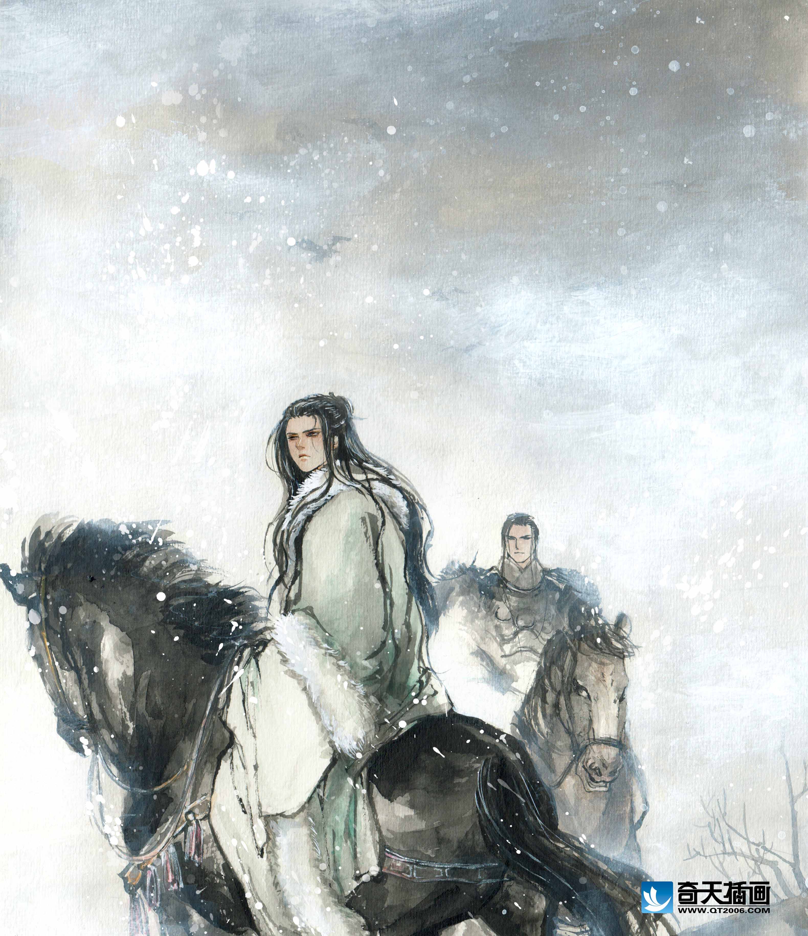 奇天插画学校五花