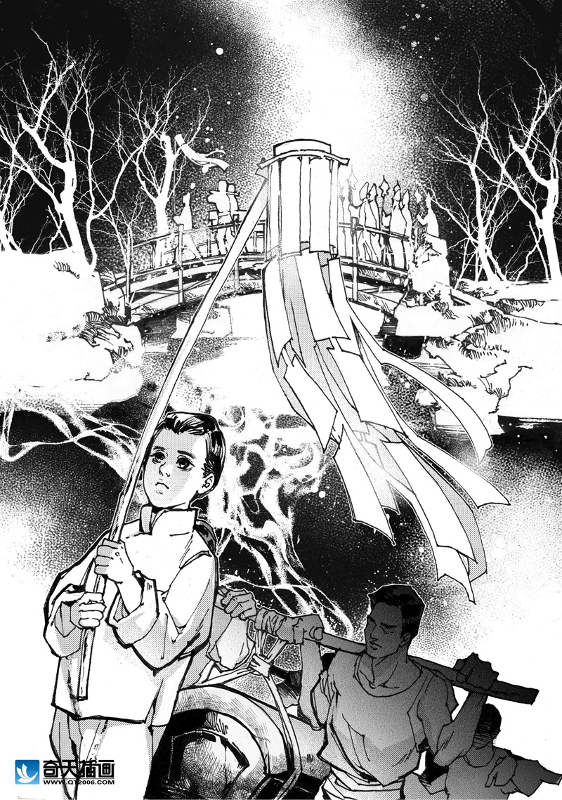 奇天插画学校夜哭楼